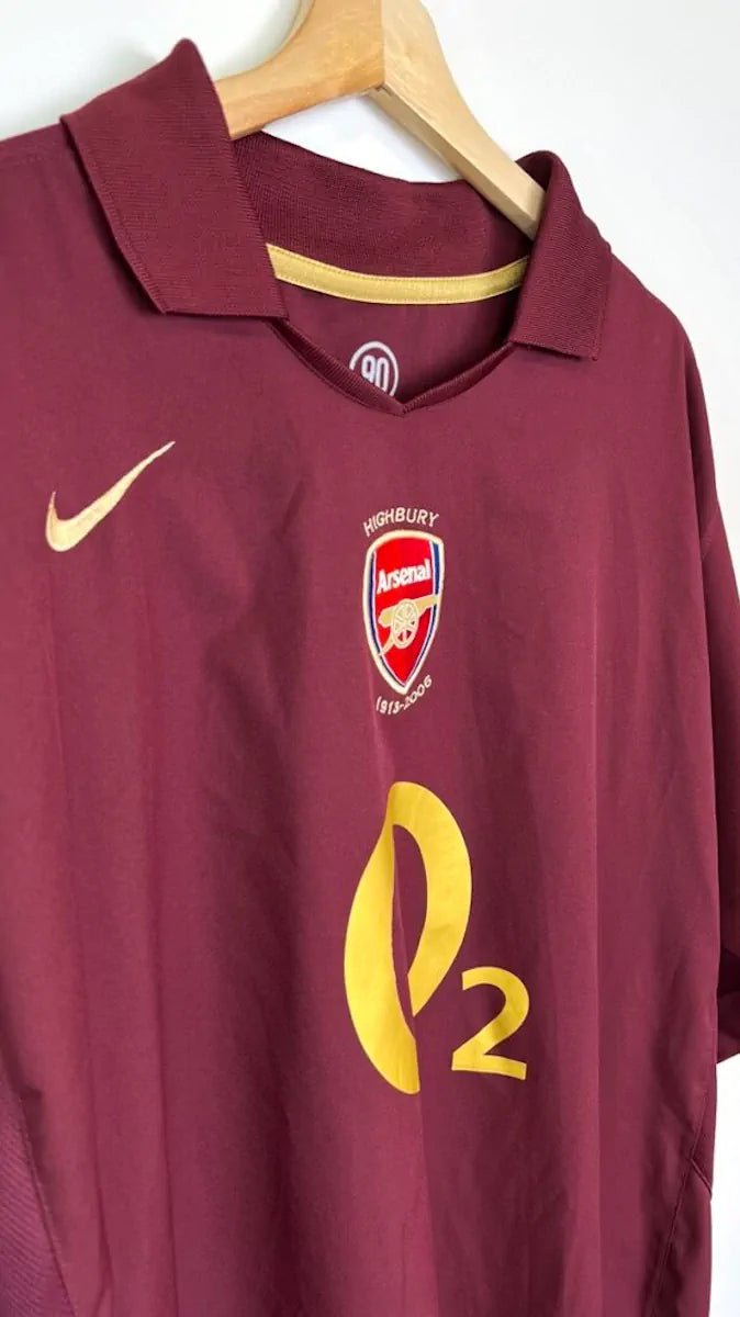 2005/06 Arsenal Domicile (2XL) - Iconic Football Shop