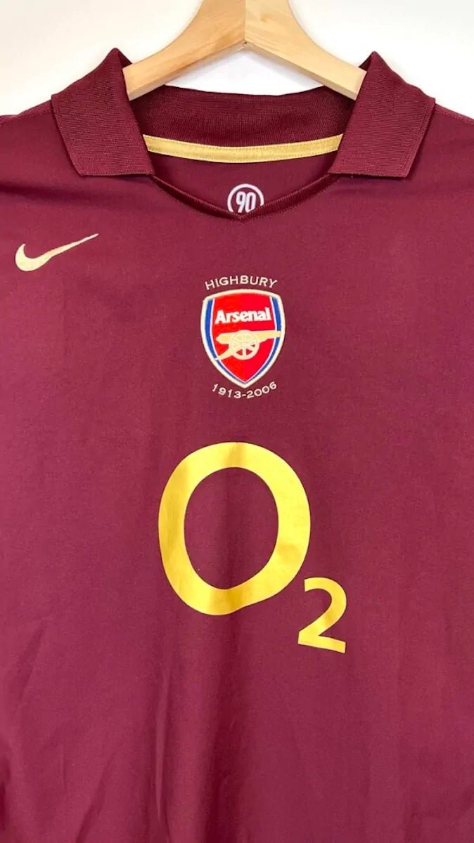 2005/06 Arsenal Domicile (2XL) - Iconic Football Shop