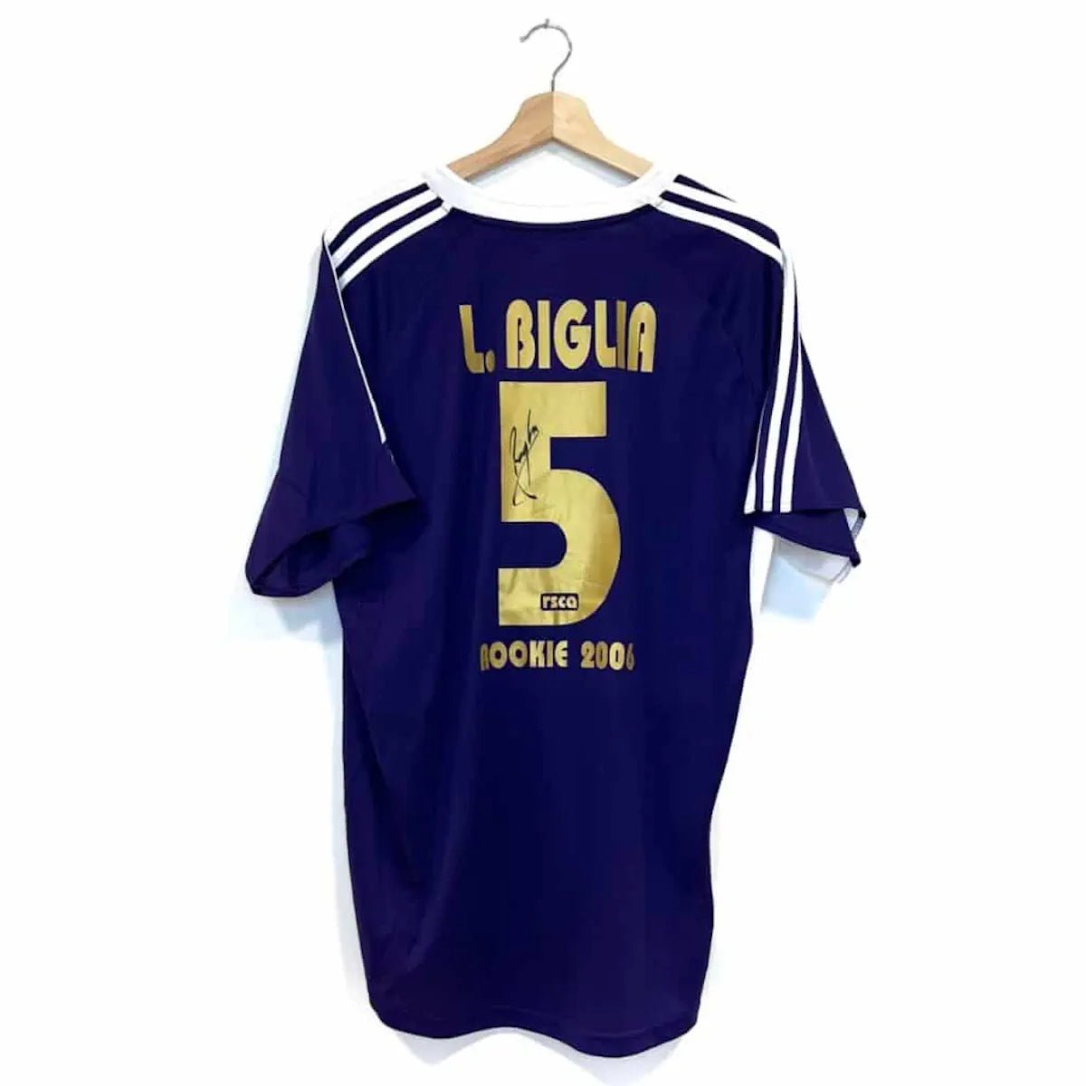 2006/07 Anderlecht Domicile - Biglia 5 (L) - Iconic Football Shop