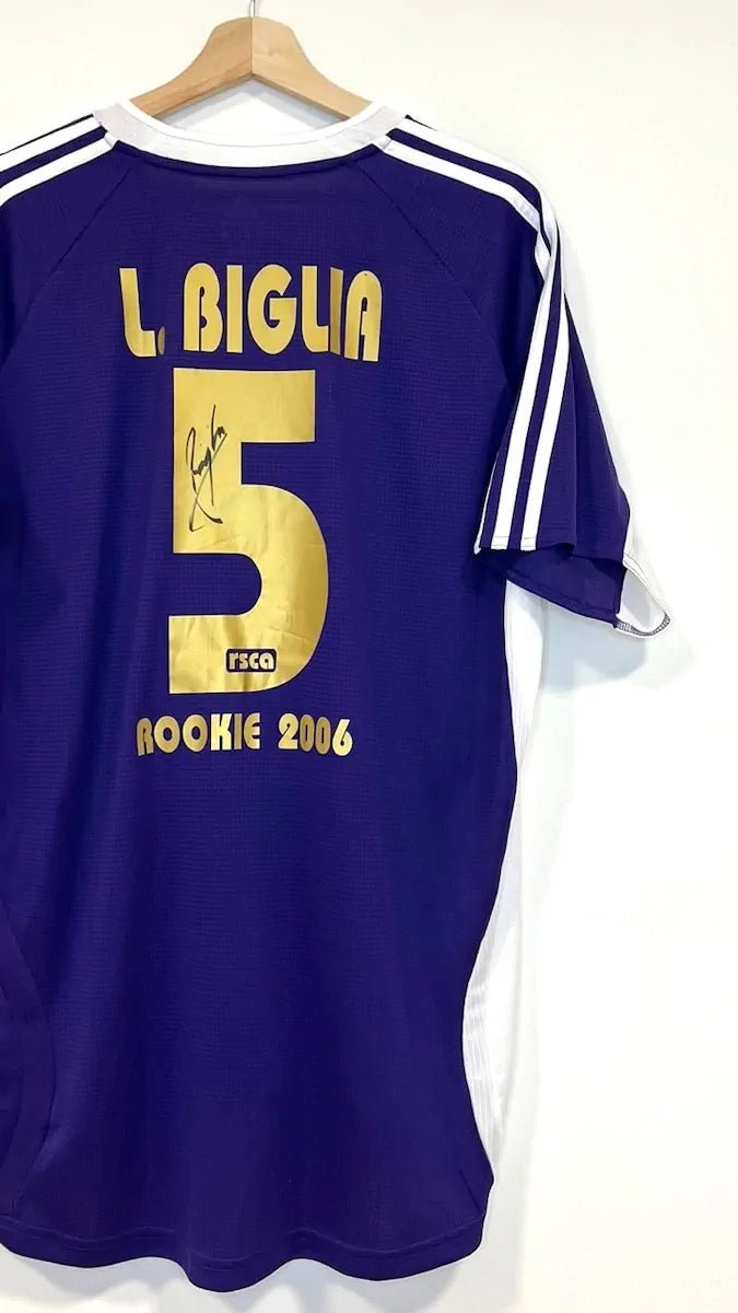 2006/07 Anderlecht Domicile - Biglia 5 (L) - Iconic Football Shop