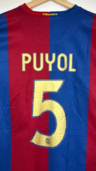 2006/07 Barcelone Domicile - Puyol 5 (XL) - Iconic Football Shop