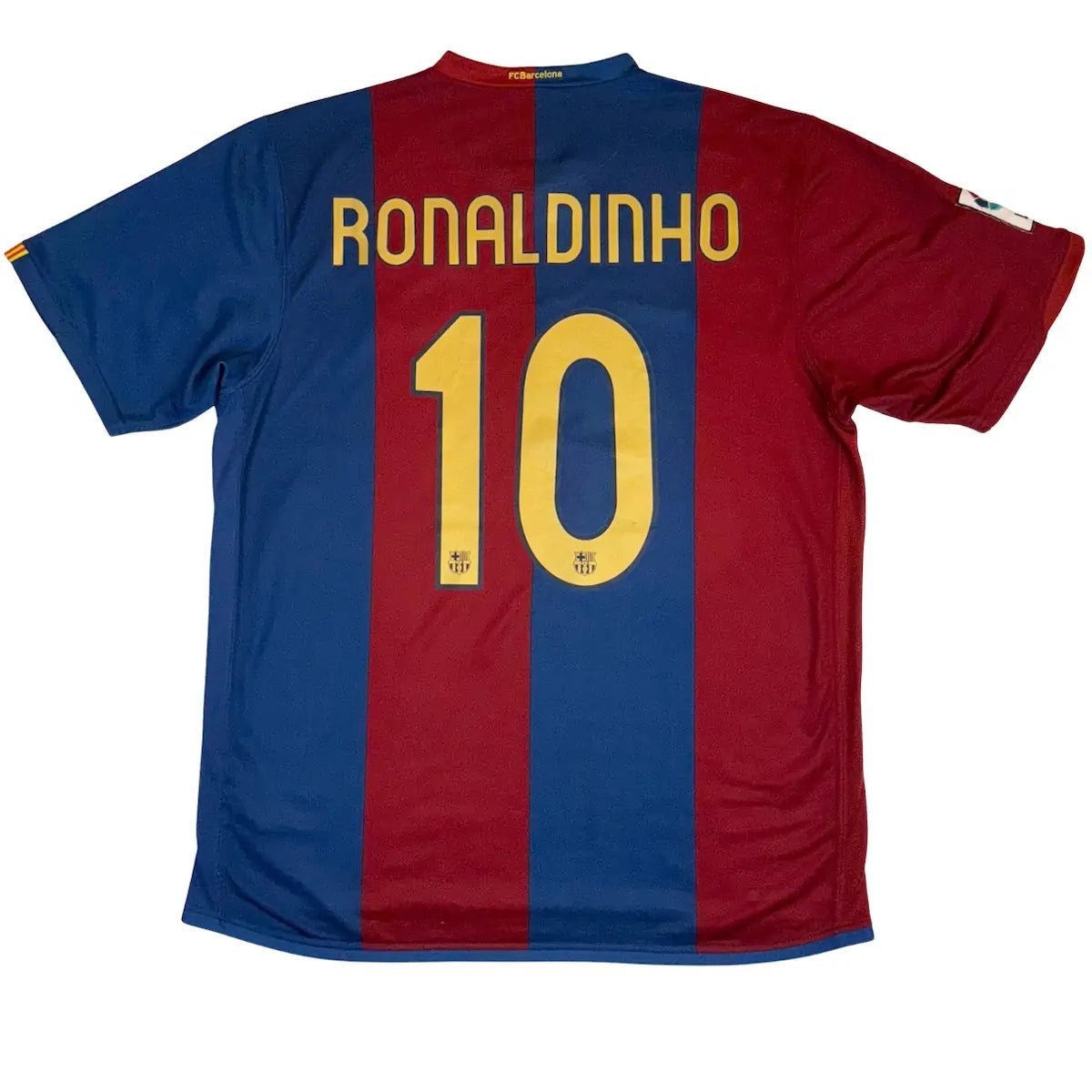 2006/07 Barcelone Domicile - Ronaldinho 10 (XL) - Iconic Football Shop