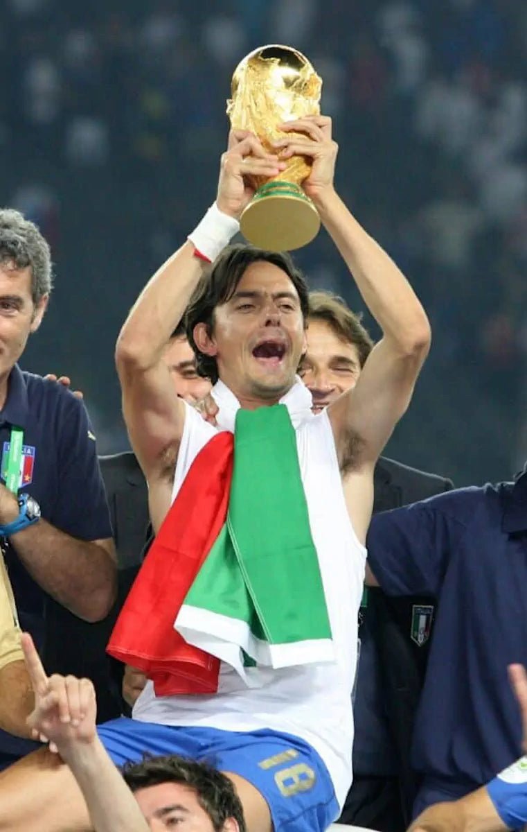 2006/07 Italie Domicile - Inzaghi 18 (XS) - Iconic Football Shop
