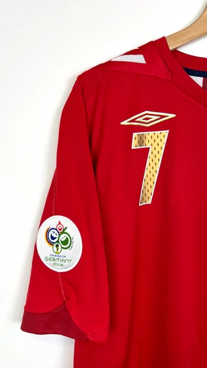 2006/08 Angleterre Extérieur - Beckham 7 (XL) - Iconic Football Shop