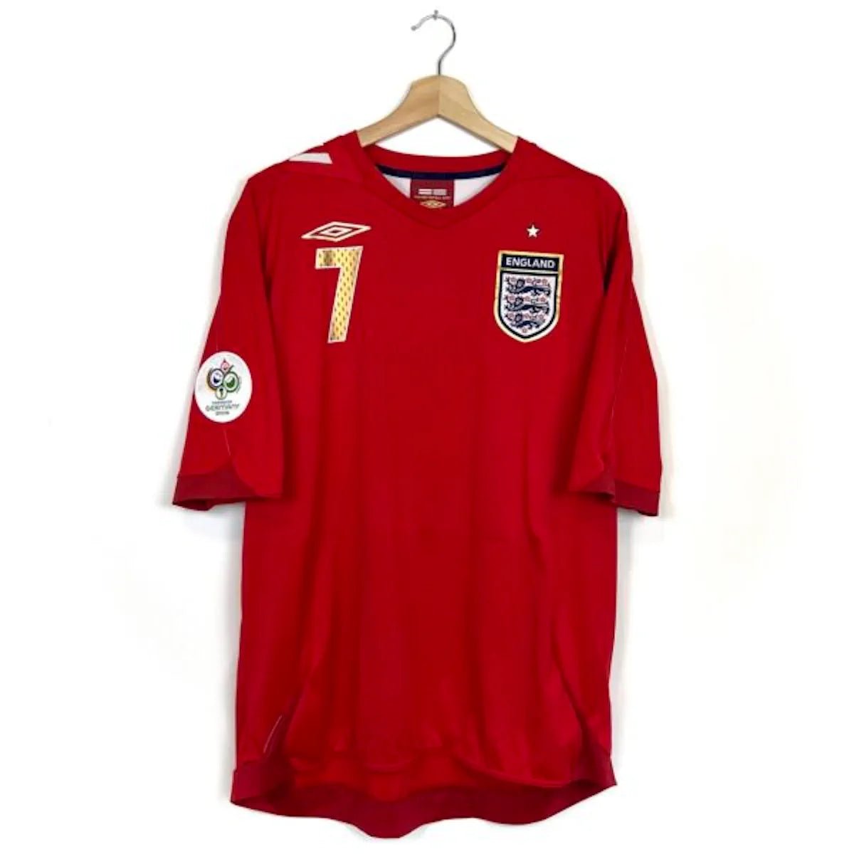 2006/08 Angleterre Extérieur - Beckham 7 (XL) - Iconic Football Shop