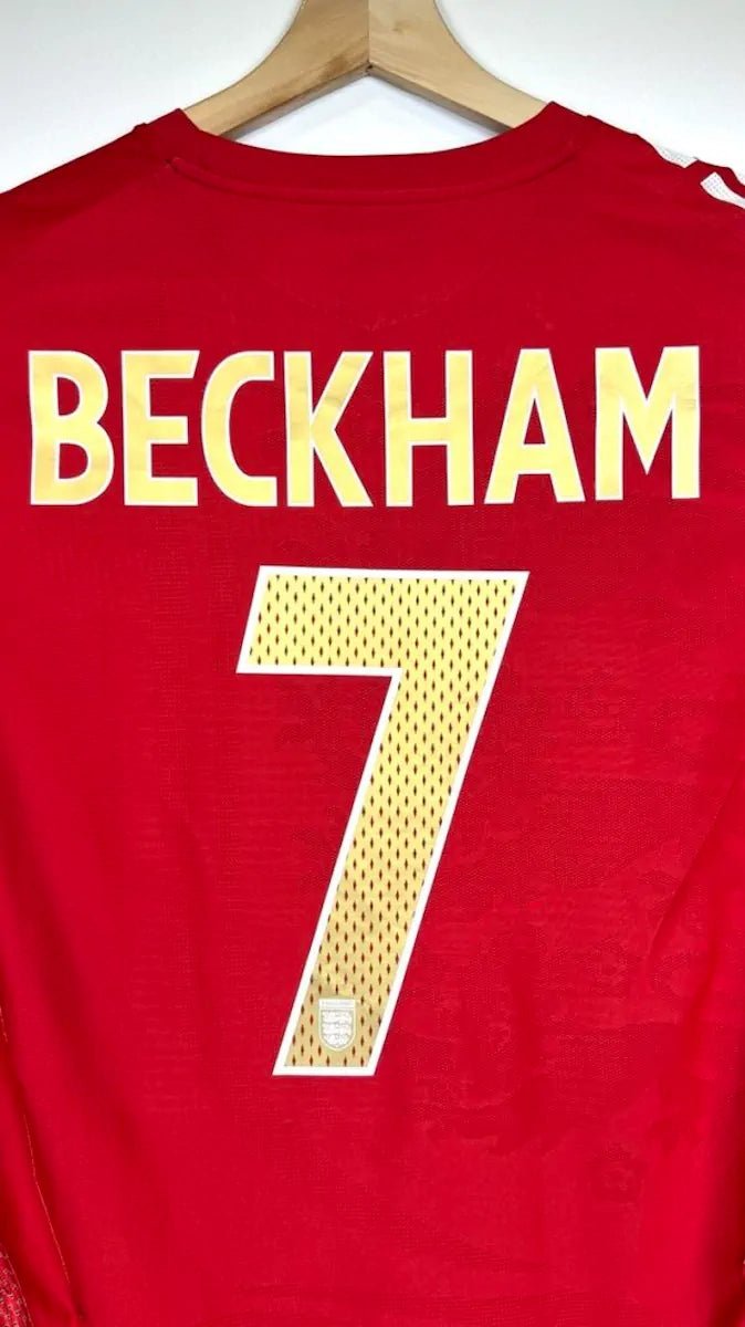 2006/08 Angleterre Extérieur - Beckham 7 (XL) - Iconic Football Shop