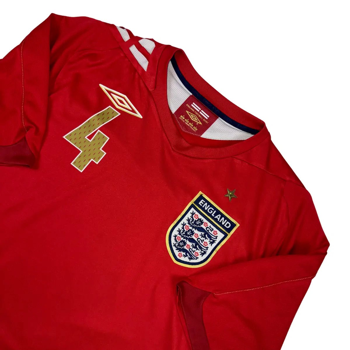 2006/08 Angleterre Extérieur - Gerrard 4 (M) - Iconic Football Shop
