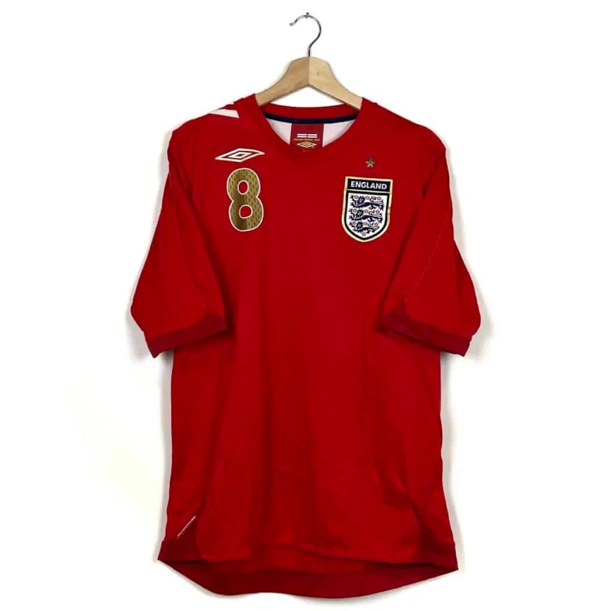 2006/08 Angleterre Extérieur - Lampard 8 (L) - Iconic Football Shop