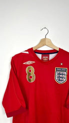 2006/08 Angleterre Extérieur - Lampard 8 (L) - Iconic Football Shop