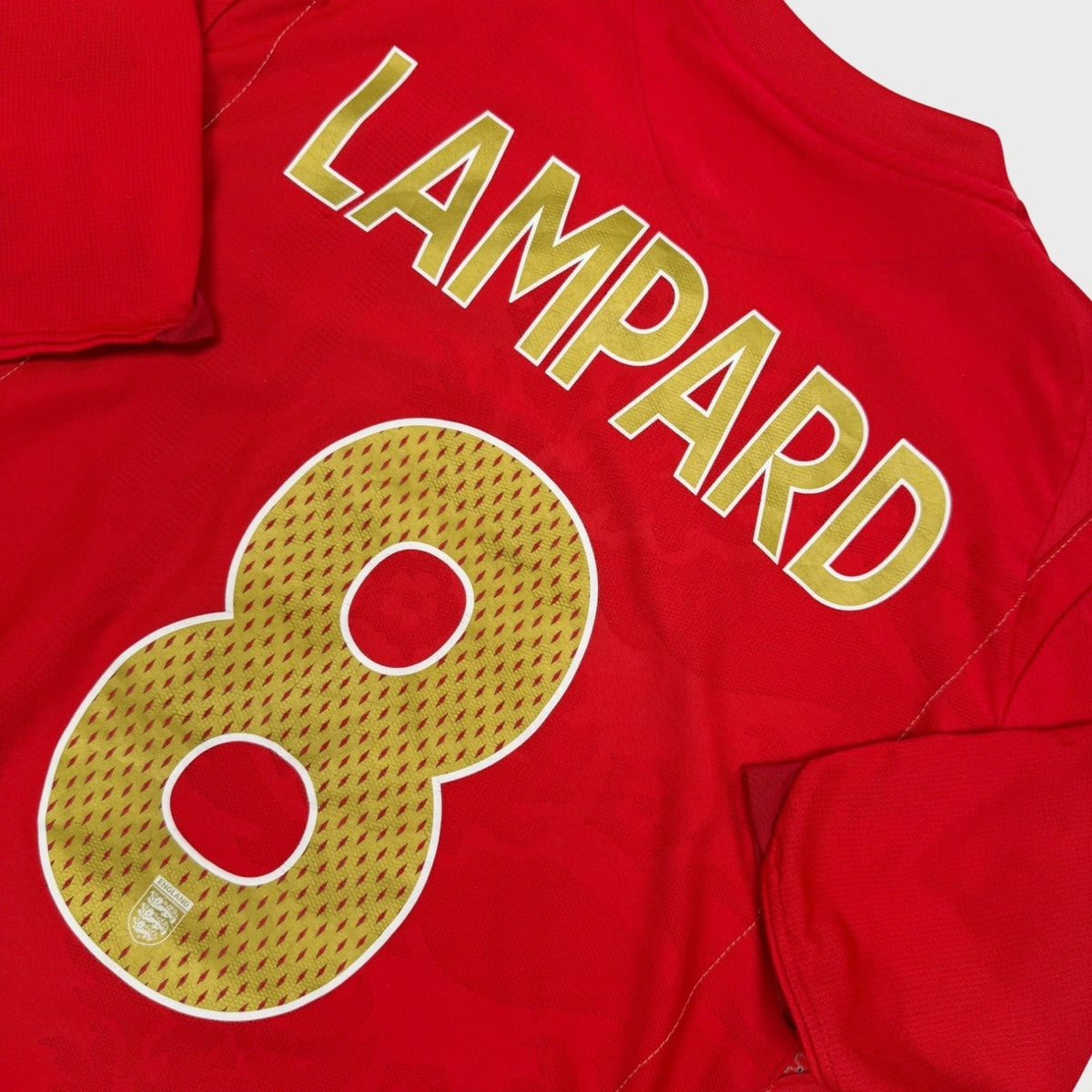 2006/08 Angleterre Extérieur - Lampard 8 (S) - Iconic Football Shop