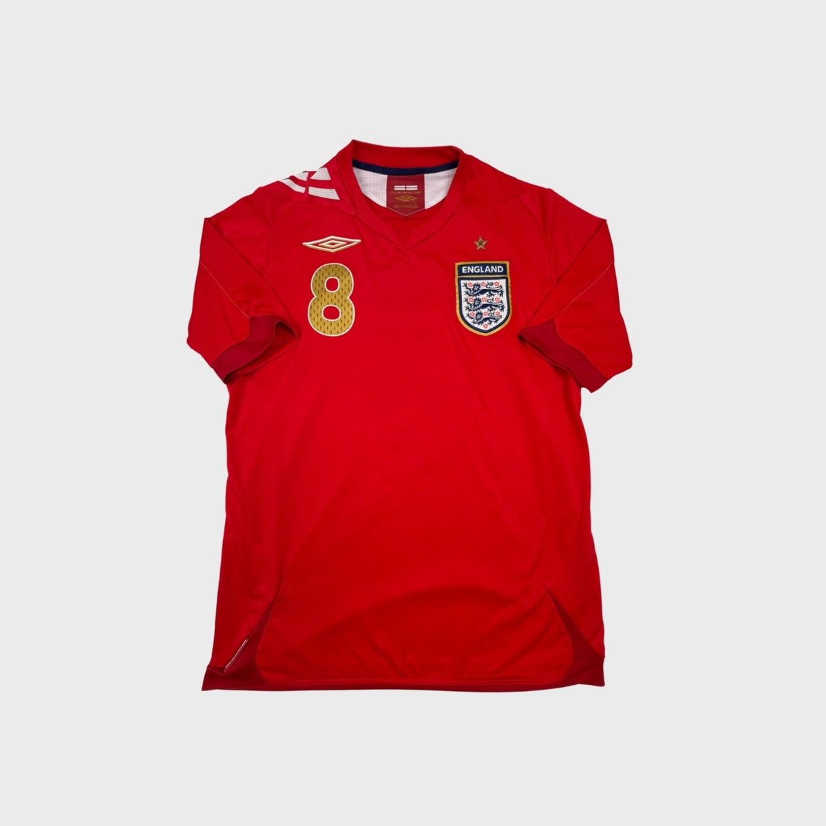 2006/08 Angleterre Extérieur - Lampard 8 (S) - Iconic Football Shop