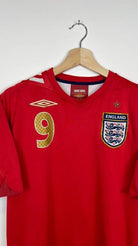2006/08 Angleterre Extérieur - Rooney 9 (M) - Iconic Football Shop