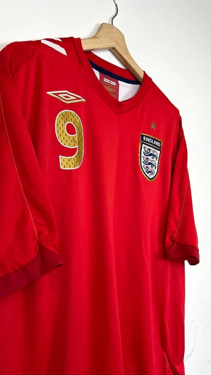 2006/08 Angleterre Extérieur - Rooney 9 (XL) - Iconic Football Shop