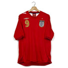 2006/08 Angleterre Extérieur - Rooney 9 (XL) - Iconic Football Shop