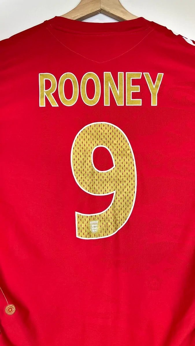 2006/08 Angleterre Extérieur - Rooney 9 (XL) - Iconic Football Shop