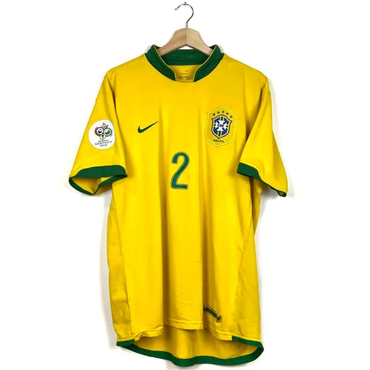 2006/08 Brésil Domicile - Cafu 2 (L) - Iconic Football Shop