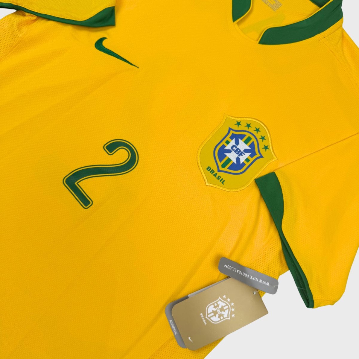 2006/08 Brésil Domicile - Cafu 2 (M) - Iconic Football Shop