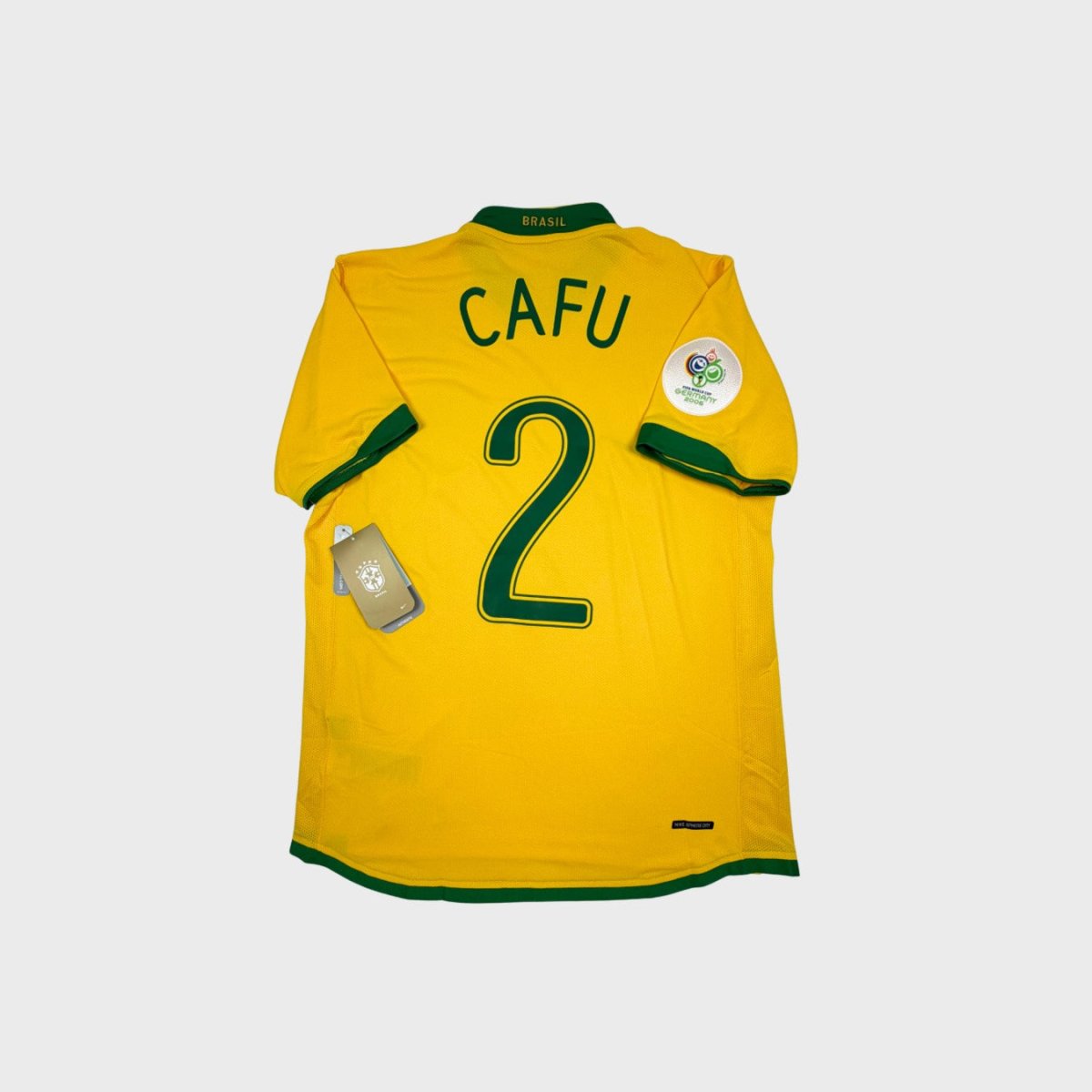 2006/08 Brésil Domicile - Cafu 2 (M) - Iconic Football Shop