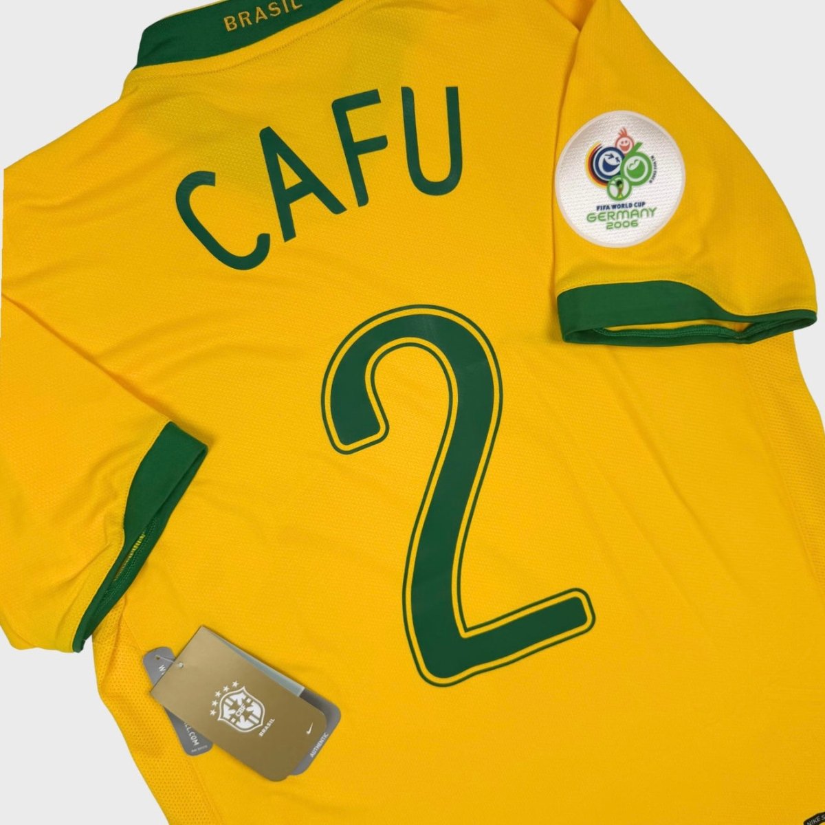 2006/08 Brésil Domicile - Cafu 2 (M) - Iconic Football Shop