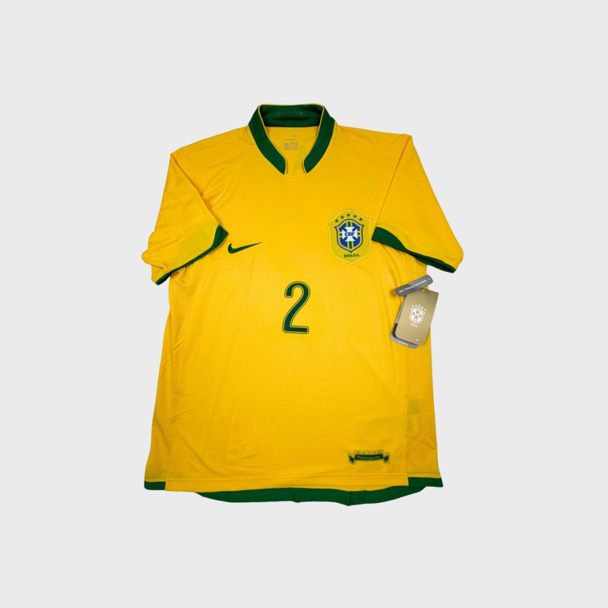 2006/08 Brésil Domicile - Cafu 2 (M) - Iconic Football Shop