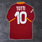 2007/08 AS Roma Domicile - Totti 10 *SIGNÉ* (XL) - Iconic Football Shop