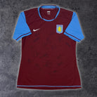 2007/08 Aston Villa Domicile - 23 *PORTÉ / SIGNÉ* (L) - Iconic Football Shop