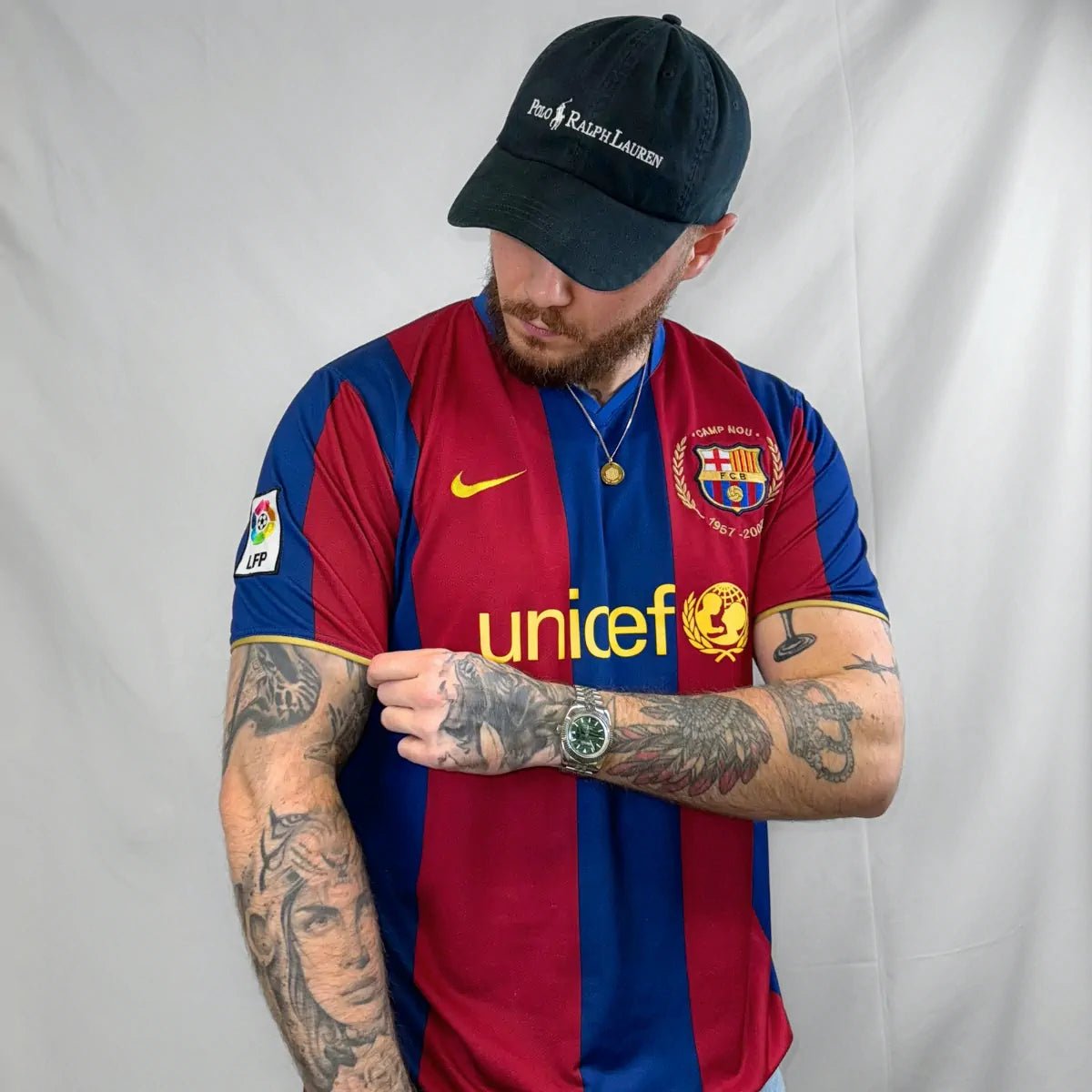 2007/08 Barcelone Domicile - Ronaldinho 10 (XL) - Iconic Football Shop
