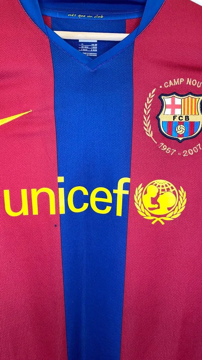 2007/08 Barcelone Domicile (XL) - Iconic Football Shop