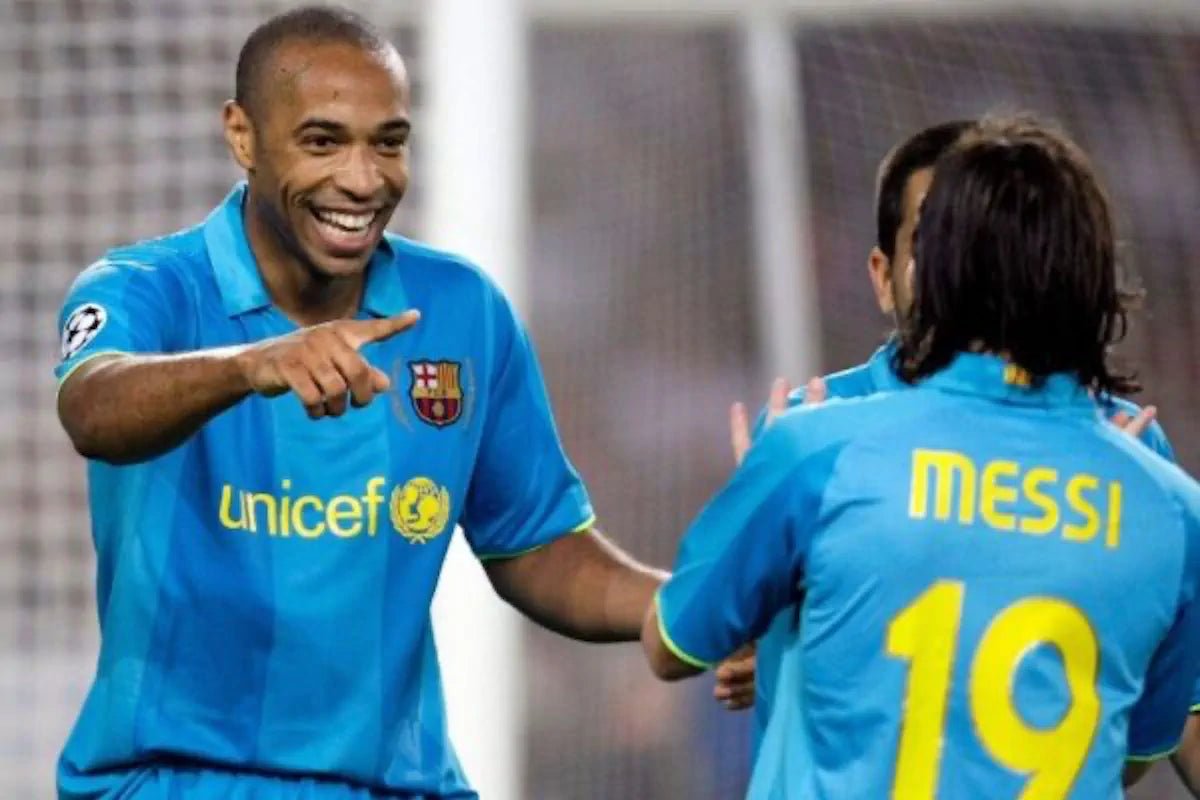 2007/08 Barcelone Extérieur - Henry 14 (M) - Iconic Football Shop