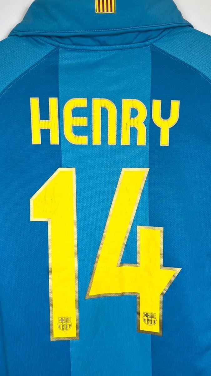 2007/08 Barcelone Extérieur - Henry 14 (M) - Iconic Football Shop