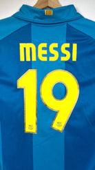 2007/08 Barcelone Extérieur - Messi 19 (XL) - Iconic Football Shop