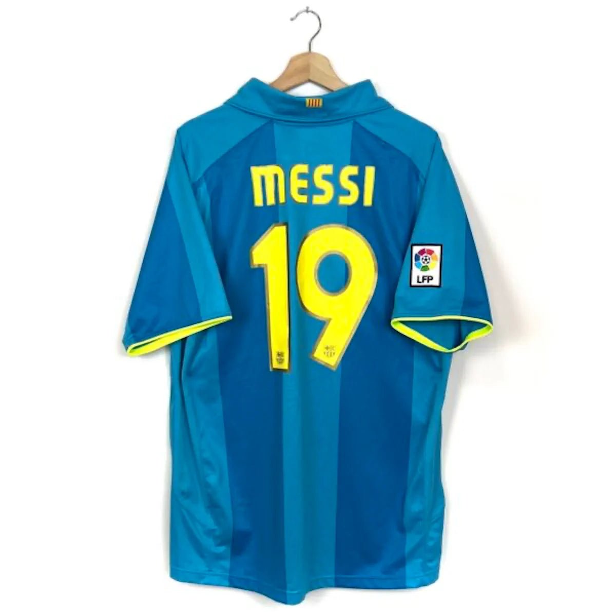 2007/08 Barcelone Extérieur - Messi 19 (XL) - Iconic Football Shop