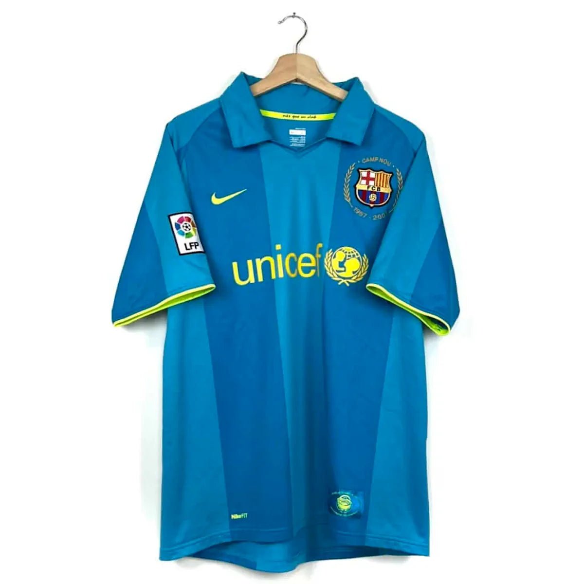 2007/08 Barcelone Extérieur - Ronaldinho 10 (L) - Iconic Football Shop