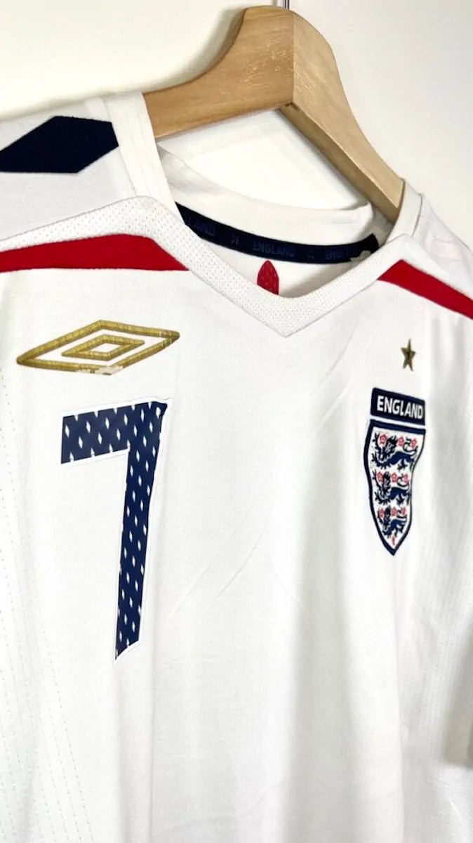 2007/09 Angleterre Domicile - Beckham 7 (L) - Iconic Football Shop