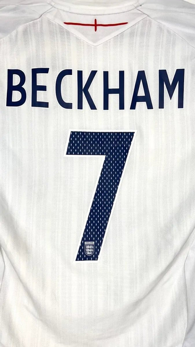 2007/09 Angleterre Domicile - Beckham 7 (L) - Iconic Football Shop