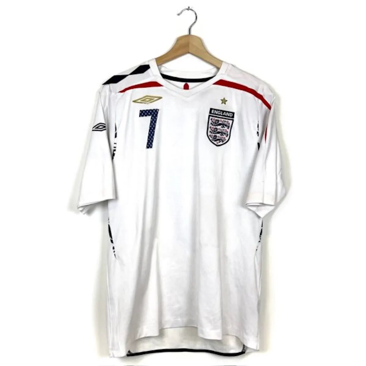 2007/09 Angleterre Domicile - Beckham 7 (L) - Iconic Football Shop
