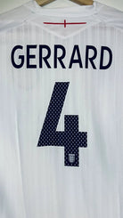 2007/09 Angleterre Domicile - Gerrard 4 (XL) - Iconic Football Shop