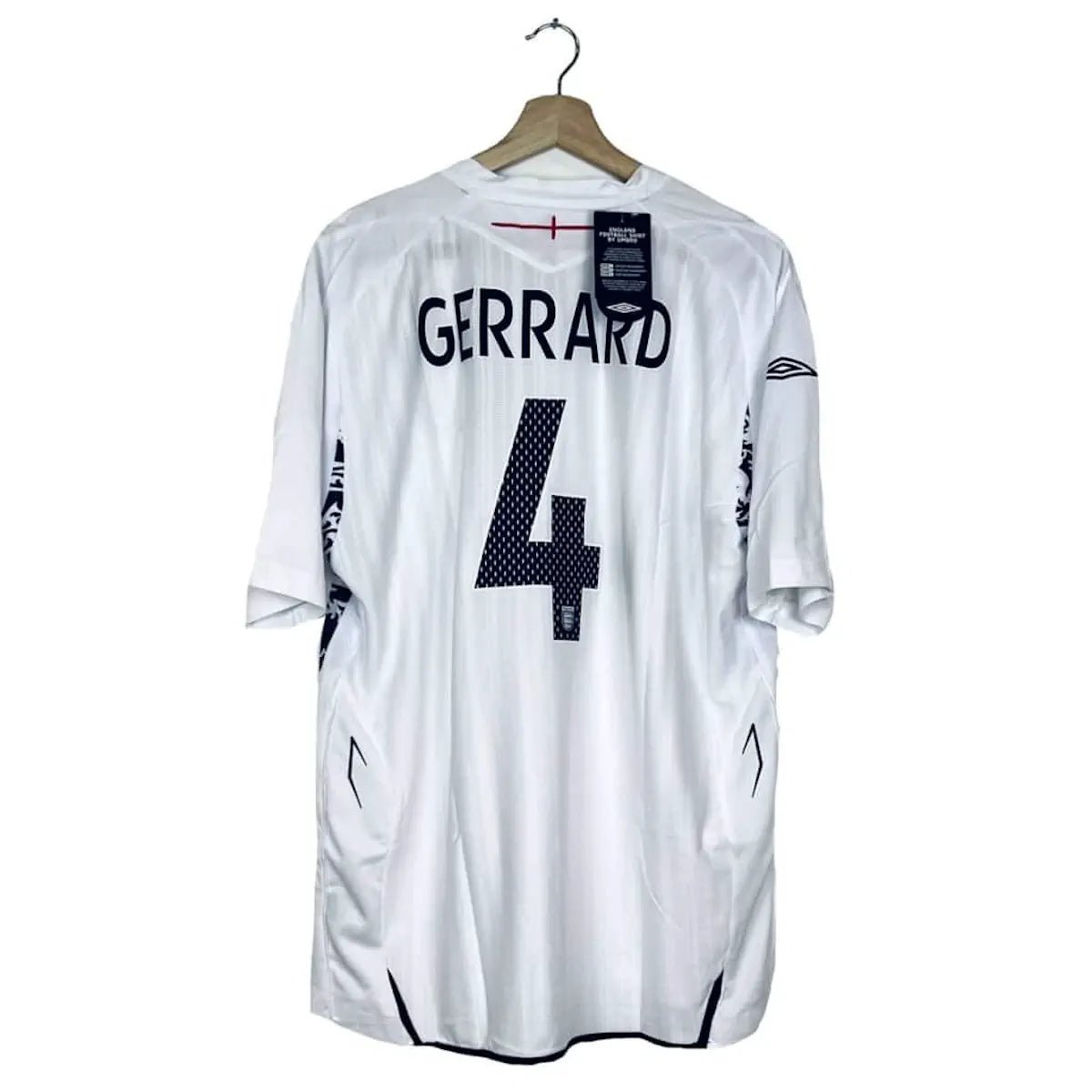 2007/09 Angleterre Domicile - Gerrard 4 (XL) - Iconic Football Shop