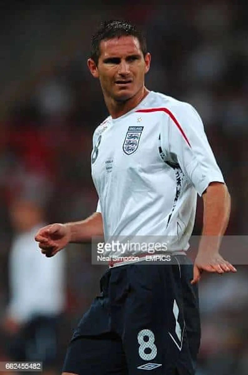 2007/09 Angleterre Domicile - Lampard 8 (M) - Iconic Football Shop