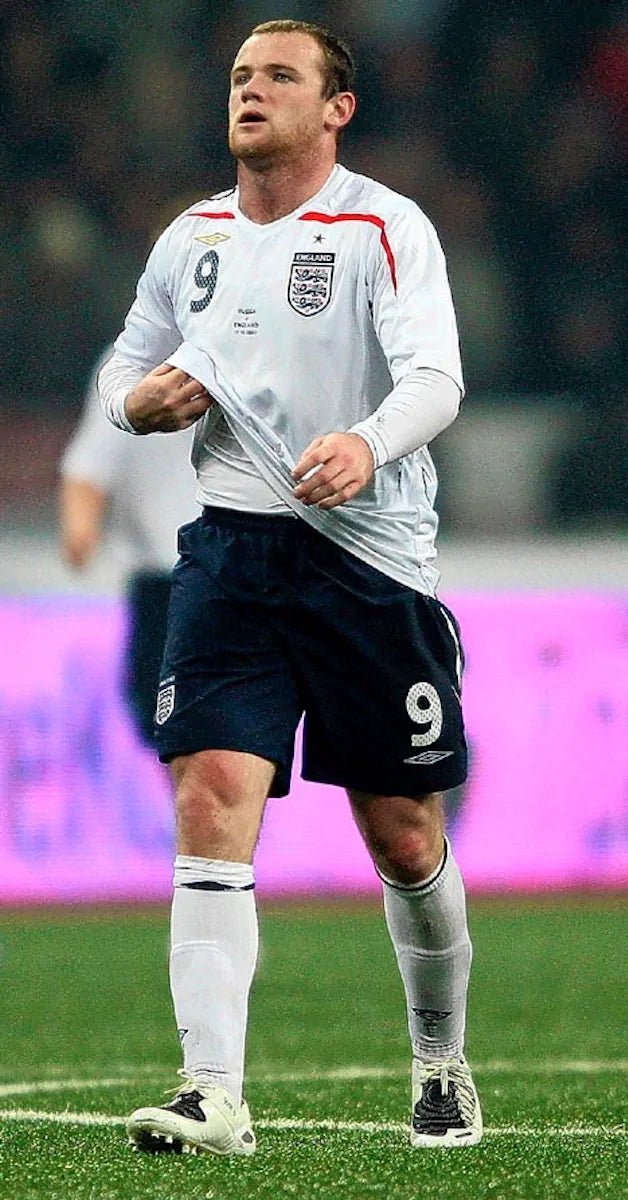 2007/09 Angleterre Domicile - Rooney 9 (L) - Iconic Football Shop