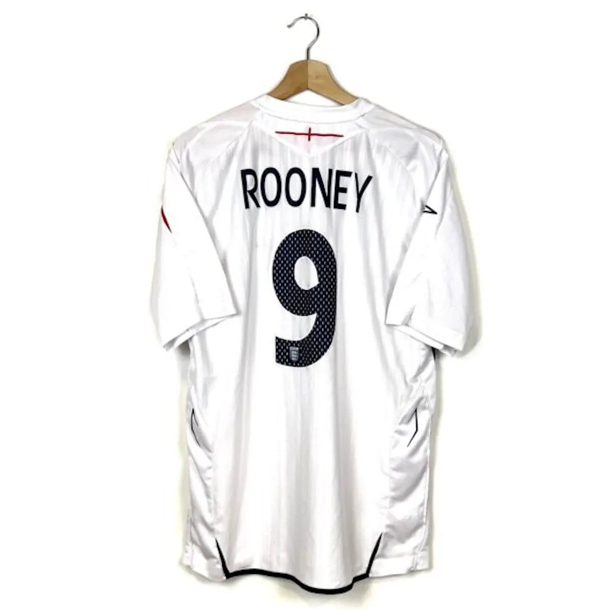 2007/09 Angleterre Domicile - Rooney 9 (L) - Iconic Football Shop