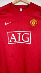 2007/09 Manchester United Domicile (XL) - Iconic Football Shop
