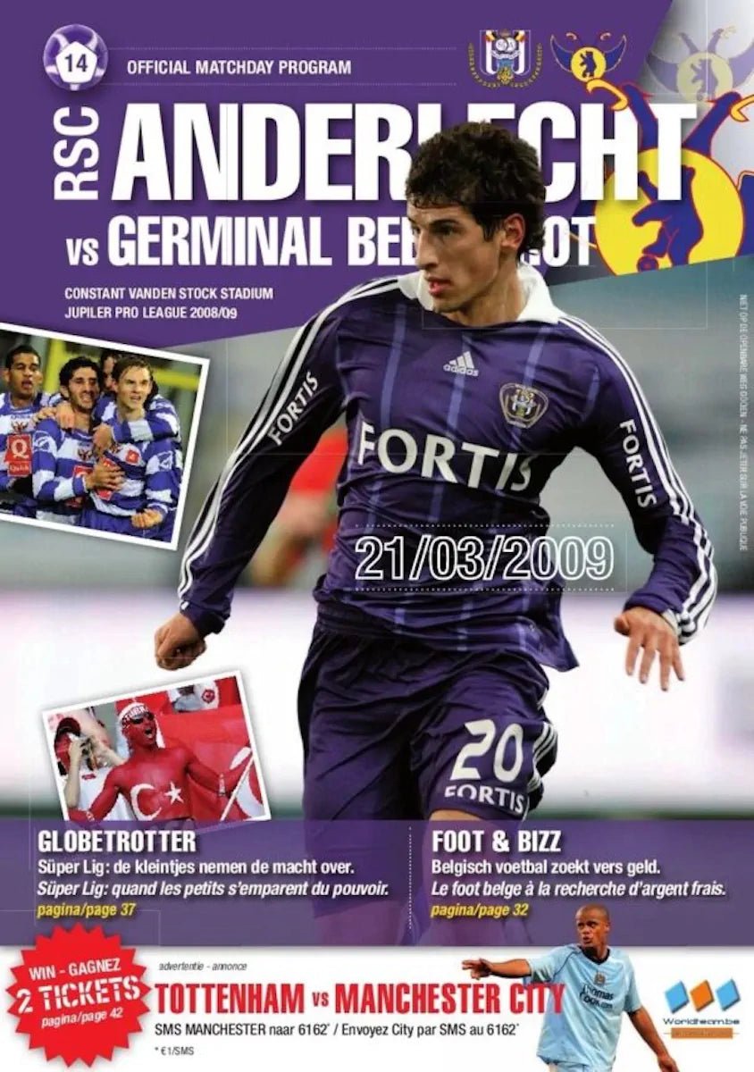 2008/09 Anderlecht Domicile *CENTENAIRE* (L) - Iconic Football Shop