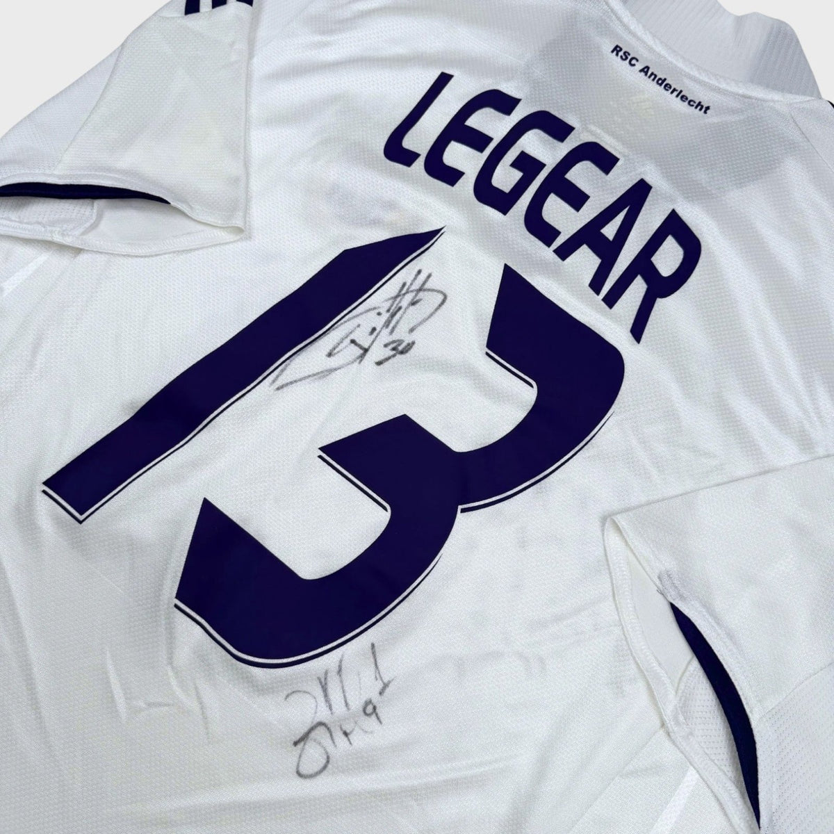 2008/09 Anderlecht Extérieur - Legear 13 *SIGNÉ GILLET* (M) - Iconic Football Shop