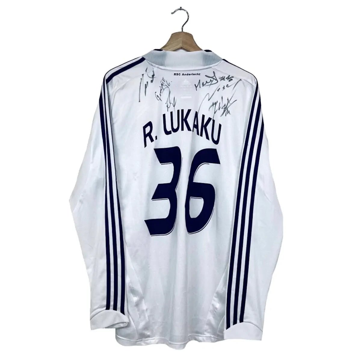 2008/09 Anderlecht Extérieur - R.Lukaku 36 *SIGNÉ* (L) - Iconic Football Shop