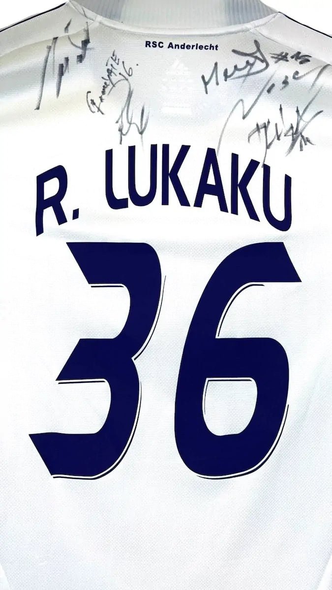 2008/09 Anderlecht Extérieur - R.Lukaku 36 *SIGNÉ* (L) - Iconic Football Shop