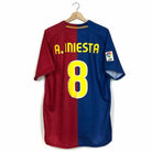 2008/09 Barcelone Domicile - A.Iniesta 8 (L) - Iconic Football Shop