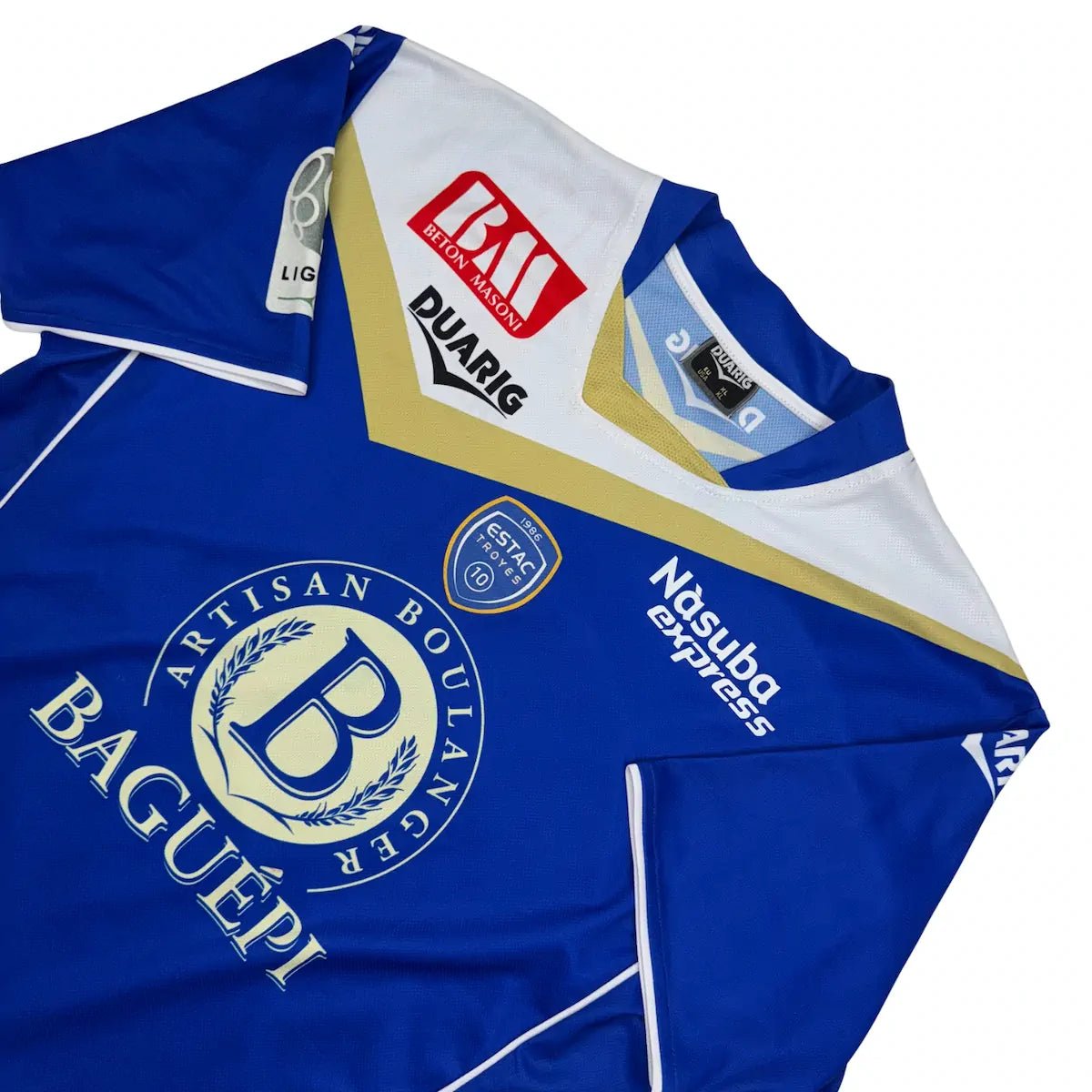 2008/09 ESTAC Troyes Domicile - Sanz 14 *PRÉPARÉ - PORTÉ* (XL) - Iconic Football Shop