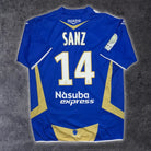 2008/09 ESTAC Troyes Domicile - Sanz 14 *PRÉPARÉ - PORTÉ* (XL) - Iconic Football Shop