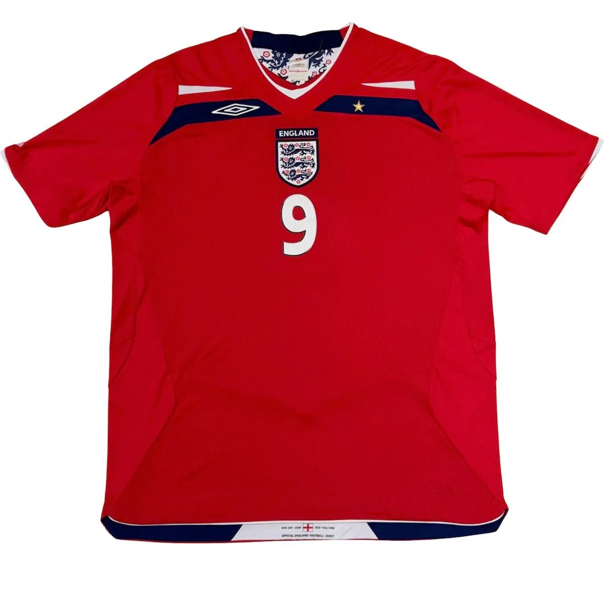 2008/10 Angleterre Extérieur - Rooney 9 (XL) - Iconic Football Shop